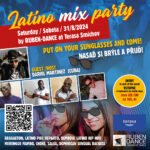 Latino mix party v sobotu 31.8.2024 na Terase Smíchov – otevřené lekce, animace, party pro jedotlivce i páry.